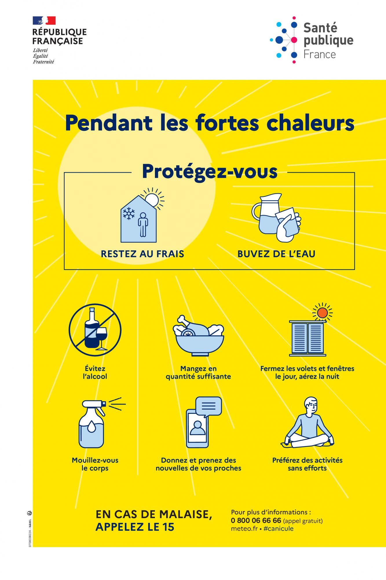Forte chaleur, protegez vous
